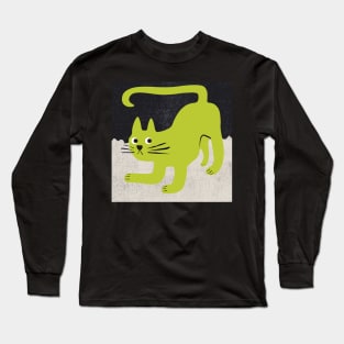 Big Yellow Cat Long Sleeve T-Shirt